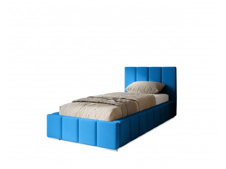 MENOS-Einzelbett für das Schlafzimmer mit Polsterung, Lattenrost und Bettkasten10