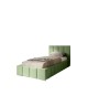 MENOS-Einzelbett für das Schlafzimmer mit Polsterung, Lattenrost und Bettkasten 12
