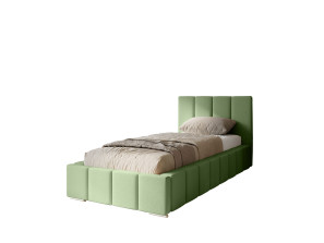 MENOS-Einzelbett für das Schlafzimmer mit Polsterung, Lattenrost und Bettkasten 12