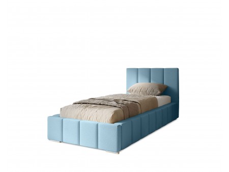 MENOS-Einzelbett für das Schlafzimmer mit Polsterung, Lattenrost und Bettkasten14