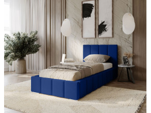 MENOS single upholstered bedroom bed with bed base and storage compartment for bedding15