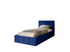 MENOS-Einzelbett für das Schlafzimmer mit Polsterung, Lattenrost und Bettkasten 16