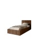 MENOS-Einzelbett für das Schlafzimmer mit Polsterung, Lattenrost und Bettkasten 18