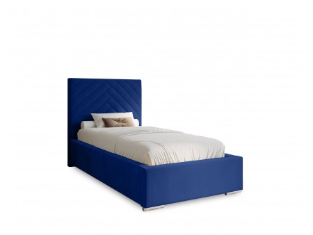AURA – gepolstertes Einzelbett für das Schlafzimmer mit Bettrahmen und Bettkasten 17