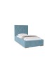 GOLDEN PREMIUM single upholstered bedroom bed with bed base and bedding storage compartment 4