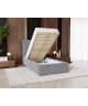 GOLDEN PREMIUM single upholstered bedroom bed with bed base and bedding storage 11
