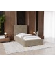 GOLDEN PREMIUM Einzelbett für das Schlafzimmer mit Polsterung, Lattenrost und Bettkasten 12