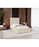 GOLDEN PREMIUM single upholstered bedroom bed with bed base and storage compartment for bedding17