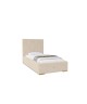 GOLDEN PREMIUM single upholstered bedroom bed with bed base and bedding storage compartment 2