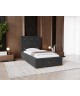 GOLDEN PREMIUM single upholstered bedroom bed with bed base and storage compartment for bedding18