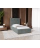 GOLDEN PREMIUM single upholstered bedroom bed with bed base and bedding storage24