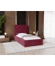 GOLDEN PREMIUM single upholstered bedroom bed with bed base and storage compartment for bedding