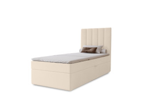 NERO – gepolstertes Einzelbett für das Schlafzimmer mit integrierter Matratze und Stauraum 3