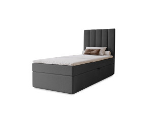 NERO – gepolstertes Einzelbett für das Schlafzimmer mit integrierter Matratze und Stauraum5