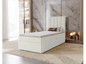 NERO – gepolstertes Einzelbett für das Schlafzimmer mit integrierter Matratze und Stauraum6