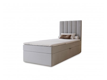 NERO – gepolstertes Einzelbett für das Schlafzimmer mit integrierter Matratze und Stauraum9