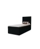NERO single upholstered bedroom bed with built-in mattress and storage compartment 17