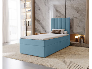 NERO – gepolstertes Einzelbett für das Schlafzimmer mit integrierter Matratze und Stauraum20