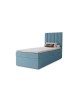 NERO single upholstered bedroom bed with built-in mattress and storage compartment 21