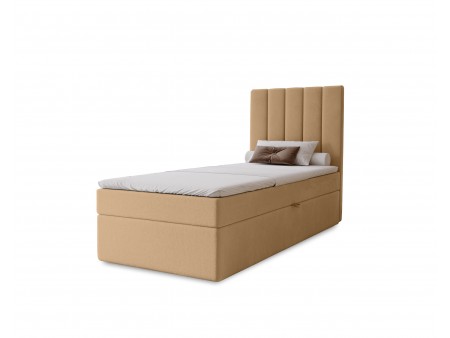 NERO – gepolstertes Einzelbett für das Schlafzimmer mit integrierter Matratze und Stauraum23