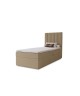 NERO single continental bed with built-in mattress and storage compartment