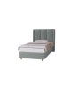 BELLA-Einzelbett für das Schlafzimmer mit Polsterung, Lattenrost und Bettkasten 2