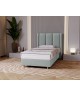 BELLA-Einzelbett für das Schlafzimmer mit Polsterung, Bettrahmen und Bettkasten 3