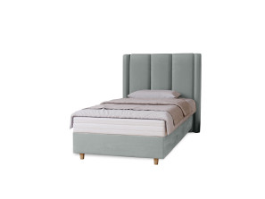 BELLA-Einzelbett für das Schlafzimmer mit Polsterung, Bettrahmen und Bettkasten4