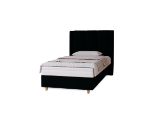 BELLA-Einzelbett für das Schlafzimmer mit Polsterung, Lattenrost und Bettkasten6
