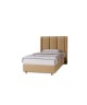 BELLA single upholstered bedroom bed with bed base and storage compartment for bedding15