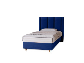 BELLA-Einzelbett für das Schlafzimmer mit Polsterung, Lattenrost und Bettkasten17