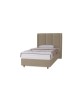 BELLA single upholstered bedroom bed with bed base and storage space for bedding21