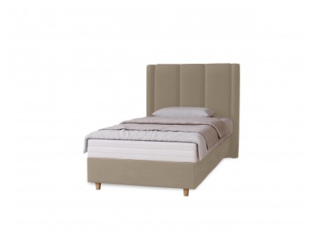 BELLA-Einzelbett für das Schlafzimmer mit Polsterung, Lattenrost und Bettkasten21