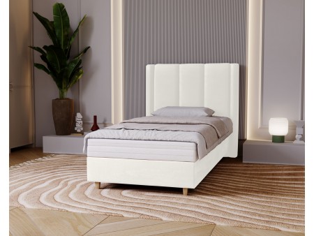 BELLA-Einzelbett für das Schlafzimmer mit Polsterung, Lattenrost und Bettkasten28