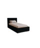 DREAM single upholstered bedroom bed with bed base and storage space for bedding3