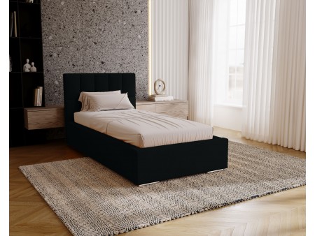 DREAM-Einzelbett für das Schlafzimmer mit Polsterung, Lattenrost und Bettkasten2