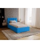 DREAM-Einzelbett für das Schlafzimmer mit Polsterung, Lattenrost und Bettkasten34