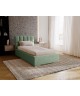 DREAM-Einzelbett für das Schlafzimmer mit Polsterung, Lattenrost und Bettkasten6