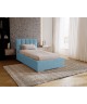 DREAM-Einzelbett für das Schlafzimmer mit Polsterung, Lattenrost und Bettkasten8