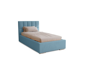 DREAM single upholstered bedroom bed with bed base and storage space for bedding9