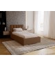 DREAM-Einzelbett für das Schlafzimmer mit Polsterung, Lattenrost und Bettkasten14
